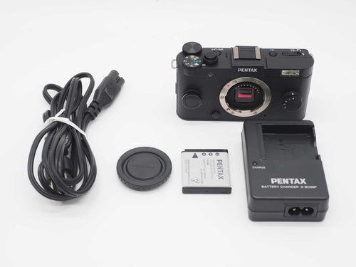 Pentax Mirrorless Interchangeable Lips Q-S1 Digital Camera Black Body 2187