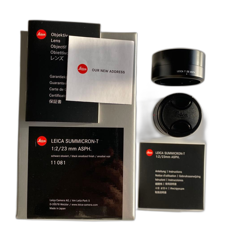 Leica Prime Lenses Summicron-T 1:2/23Mm Asph.