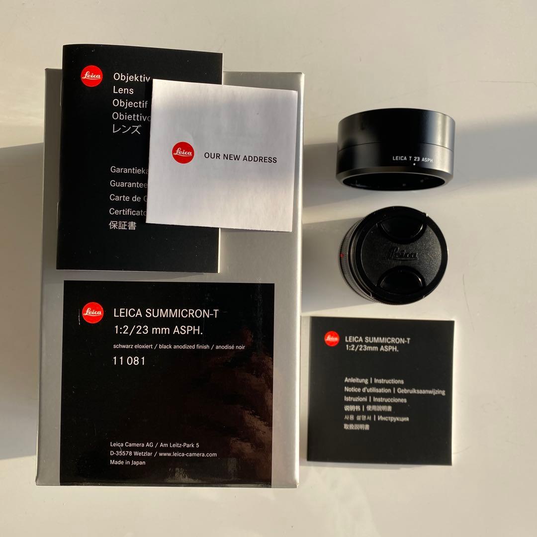 Leica Prime Lenses Summicron-T 1:2/23Mm Asph.