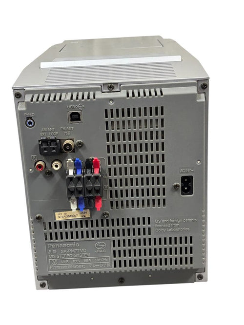 Panasonic Mini -Component Sa-Pm77Md Md/Tape Cd Ok