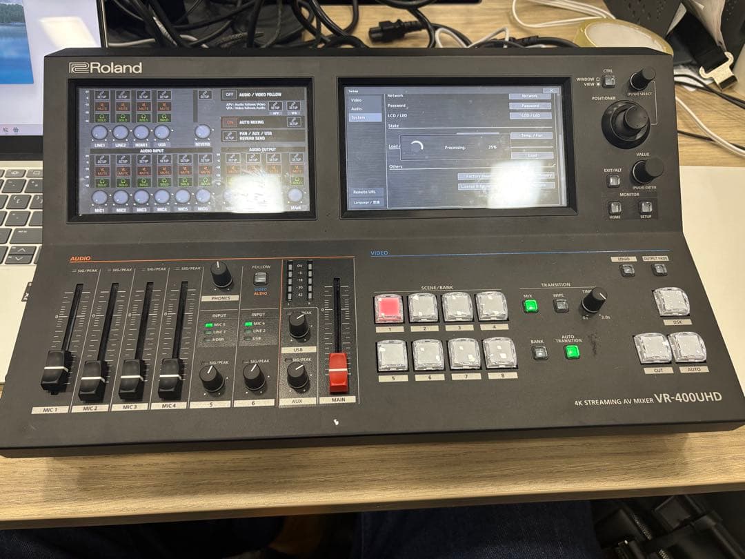 Roland Interface Vr-400Uhd Av Streaming Mixer