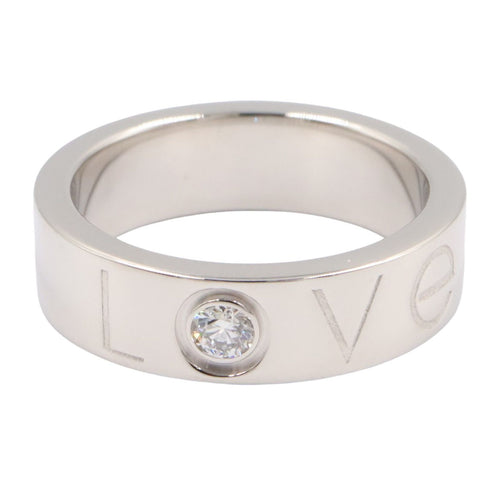 Cartier Ring 2006 1P K18Wg 1Pd
