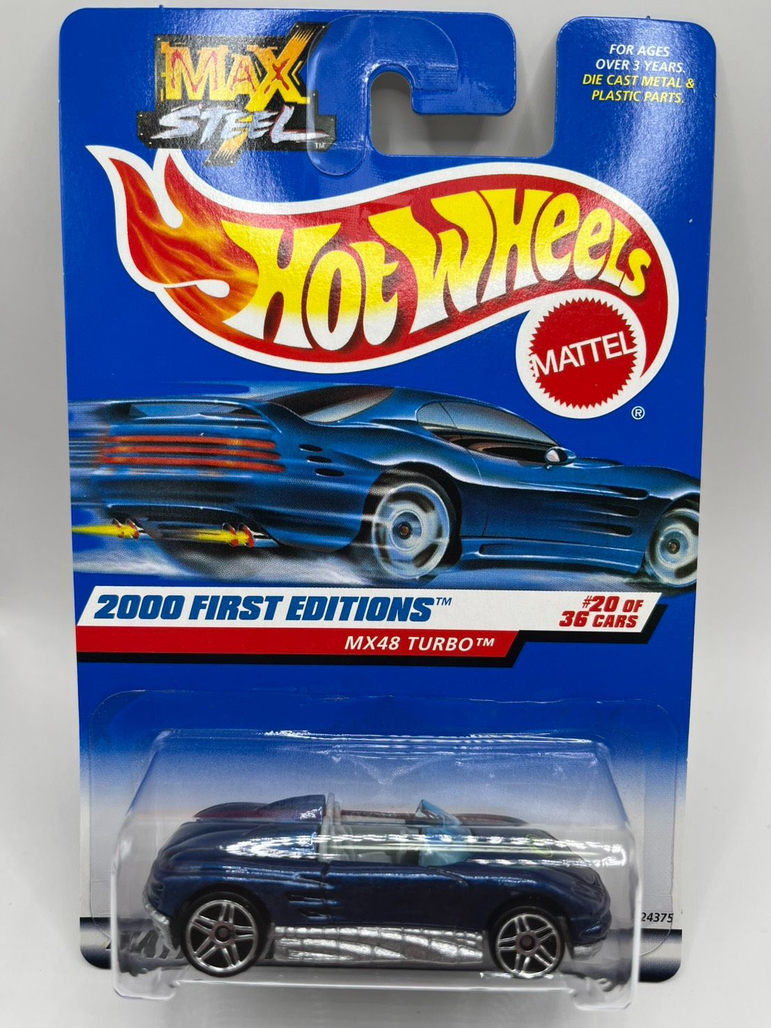 Mattel Hot Wheels Mx48Turbo 2000First Editions Mx48