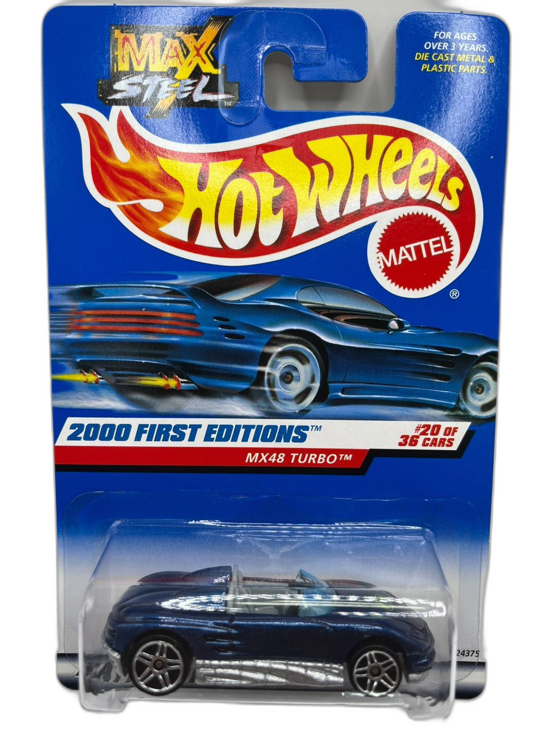 Mattel Hot Wheels Mx48Turbo 2000First Editions Mx48
