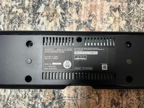 Sony Surround Speakers, Rear Soundbars Ht-Mt300