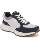 Sneakers Ryka Womens Jog On Slip Bungee Lilacnavy Fabricfaux Suede