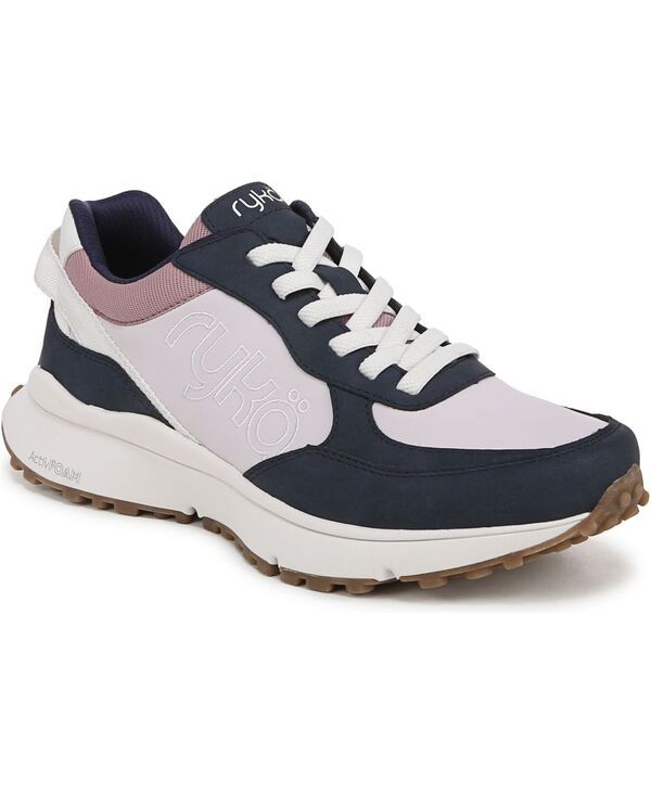Sneakers Ryka Womens Jog On Slip Bungee Lilacnavy Fabricfaux Suede