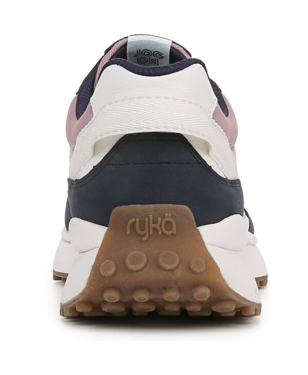 Sneakers Ryka Womens Jog On Slip Bungee Lilacnavy Fabricfaux Suede