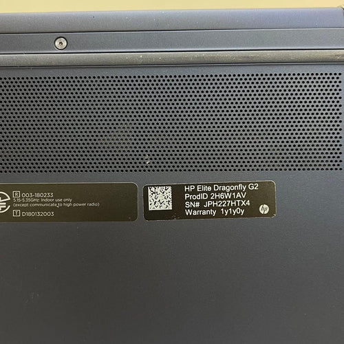 Windows Notebook Body Hp Elite Dragonfly G2 I7-1185G7 16Gb 512