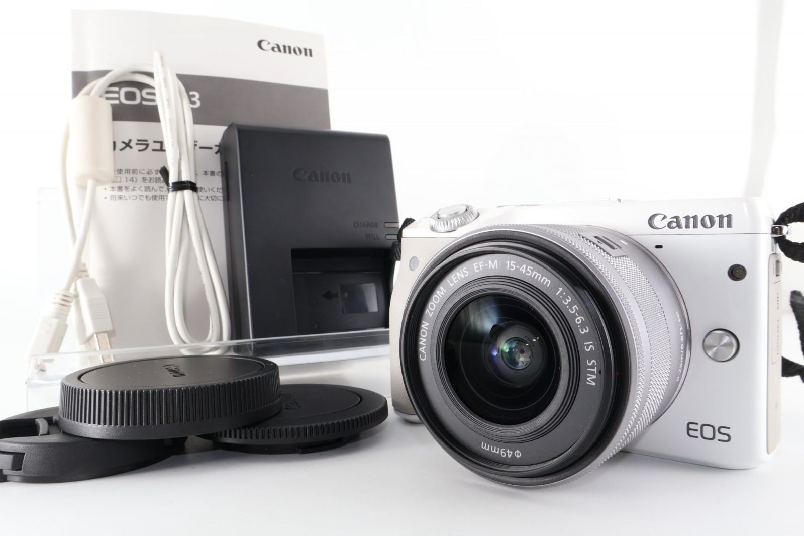 Canon Mirrorless Interchangeable Lips Eos M3 Ef-M15-45Mm F3.5-6.3 Is Stm