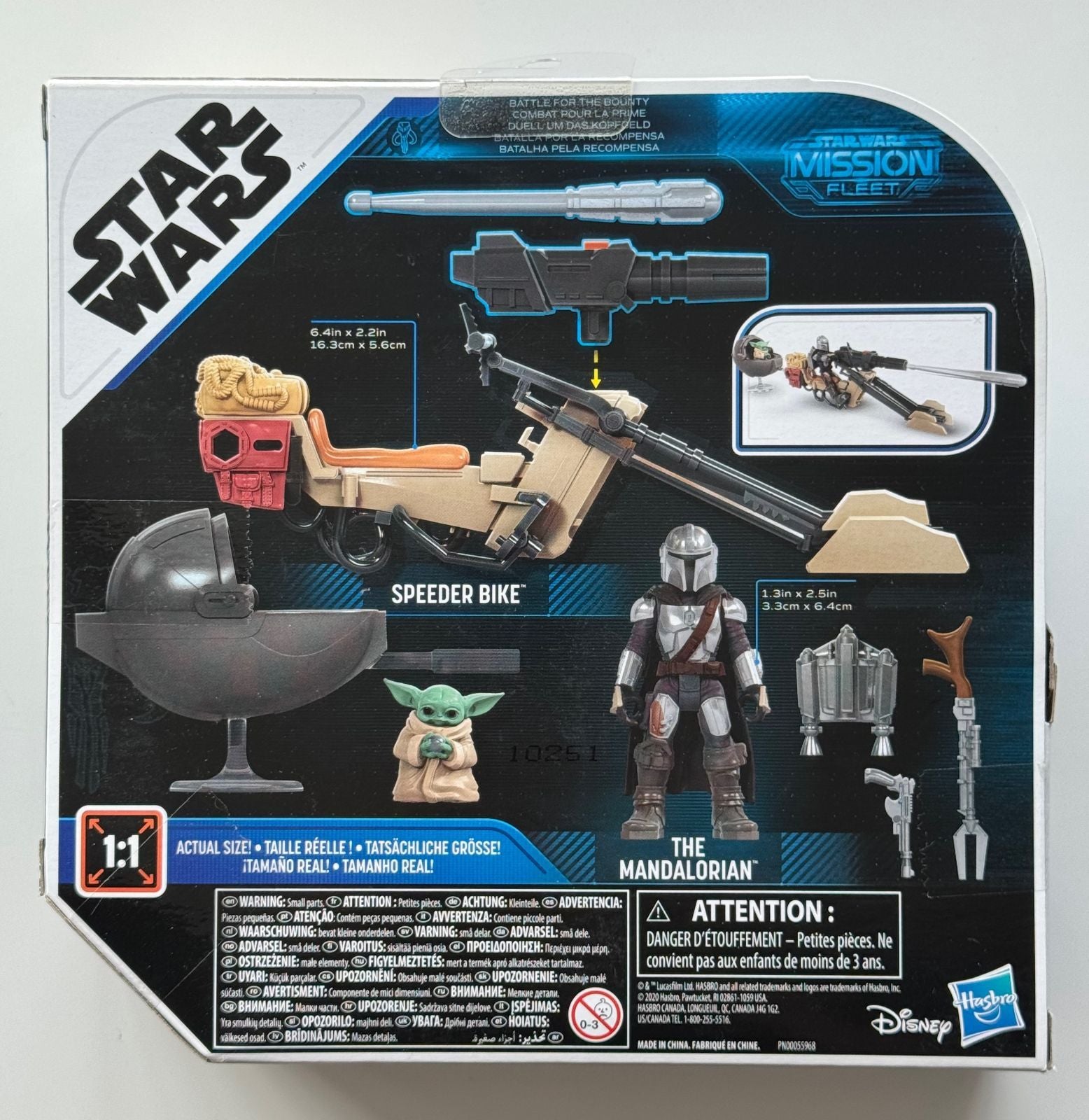 Star Wars Sf Fantasy Horror Mission Fleet The Mandalorian Grogu Child Speeder