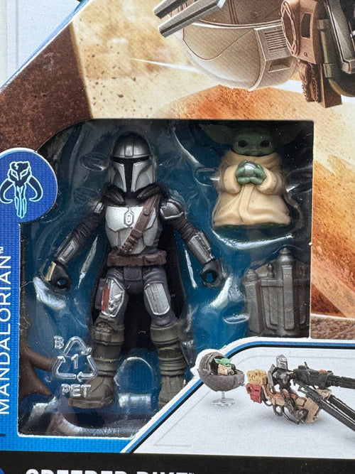 Star Wars Sf Fantasy Horror Mission Fleet The Mandalorian Grogu Child Speeder