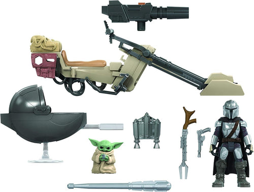 Star Wars Sf Fantasy Horror Mission Fleet The Mandalorian Grogu Child Speeder