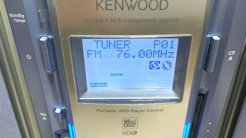 Kenwood Mini -Component Cd.Md Rd-Esa5Md
