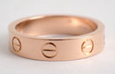 Cartier Ring 1P #48(8 K18Pg 4.2G