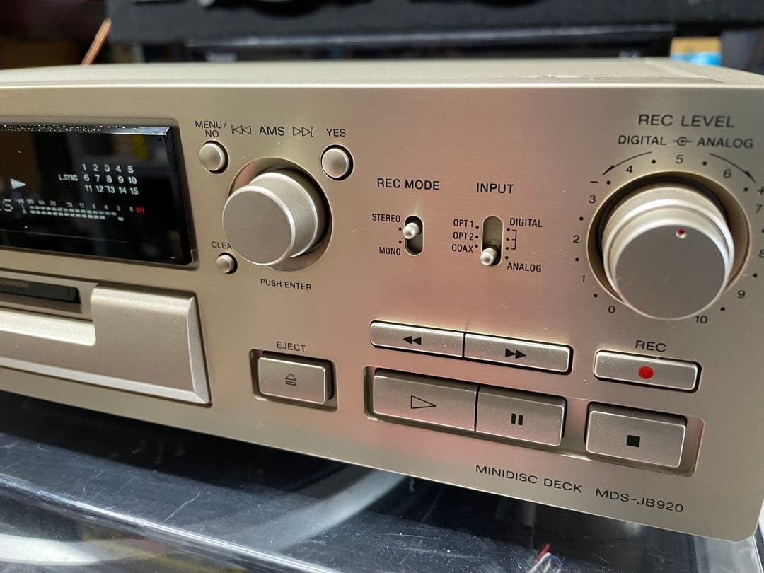 Cd, Md Cassette Decks Sony Mds-Jb920