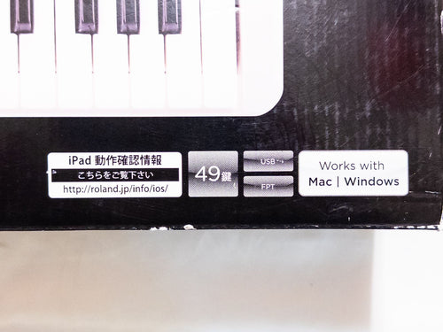 Roland Midi Keyboard Pad A-49-Bk 49 Usb Dtm