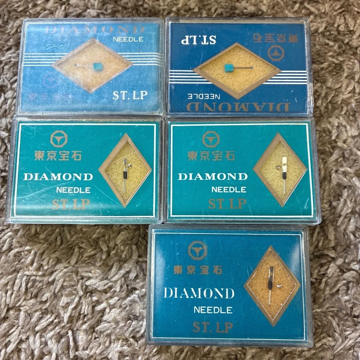 Record Needle Cartridge Diamond St.Lp N-300C N-1C 5