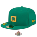 Others Mens New Era Green Athletics 2026 Clubhouse Alternate 59Fifty Fitted Hat