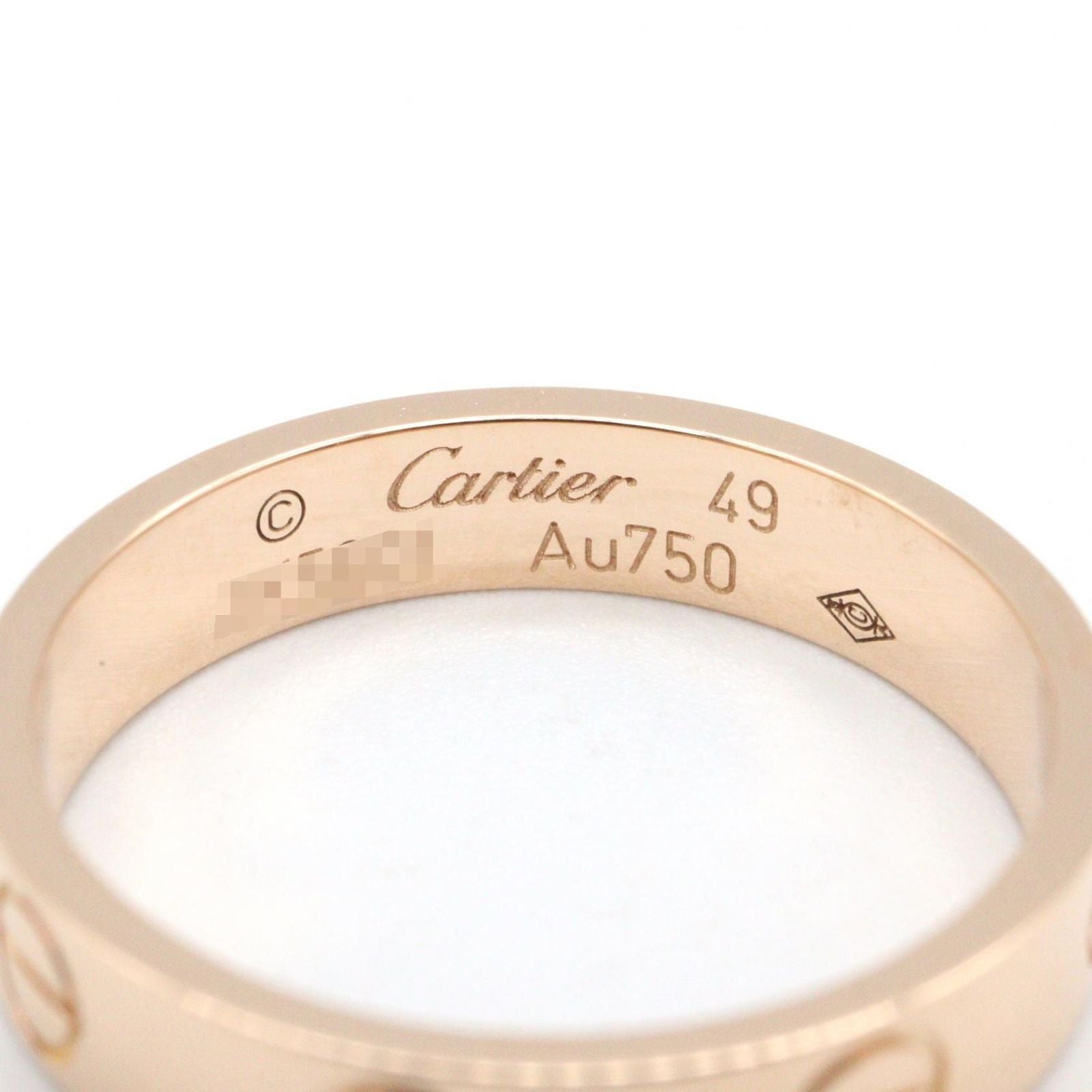 Cartier Ring K18Pg Used A