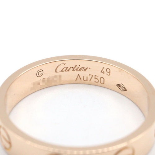Cartier Ring K18Pg Used A