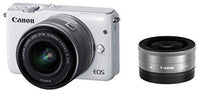 Digital Slr Canon Eos M10 Ef-M15-45Mm F3.5-6.3 Is Stm Ef-M22Mm F2 Eosm10Wh-Wlk
