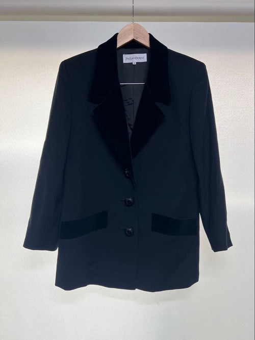 Yves Saint Laurent Tailored Jackets Black