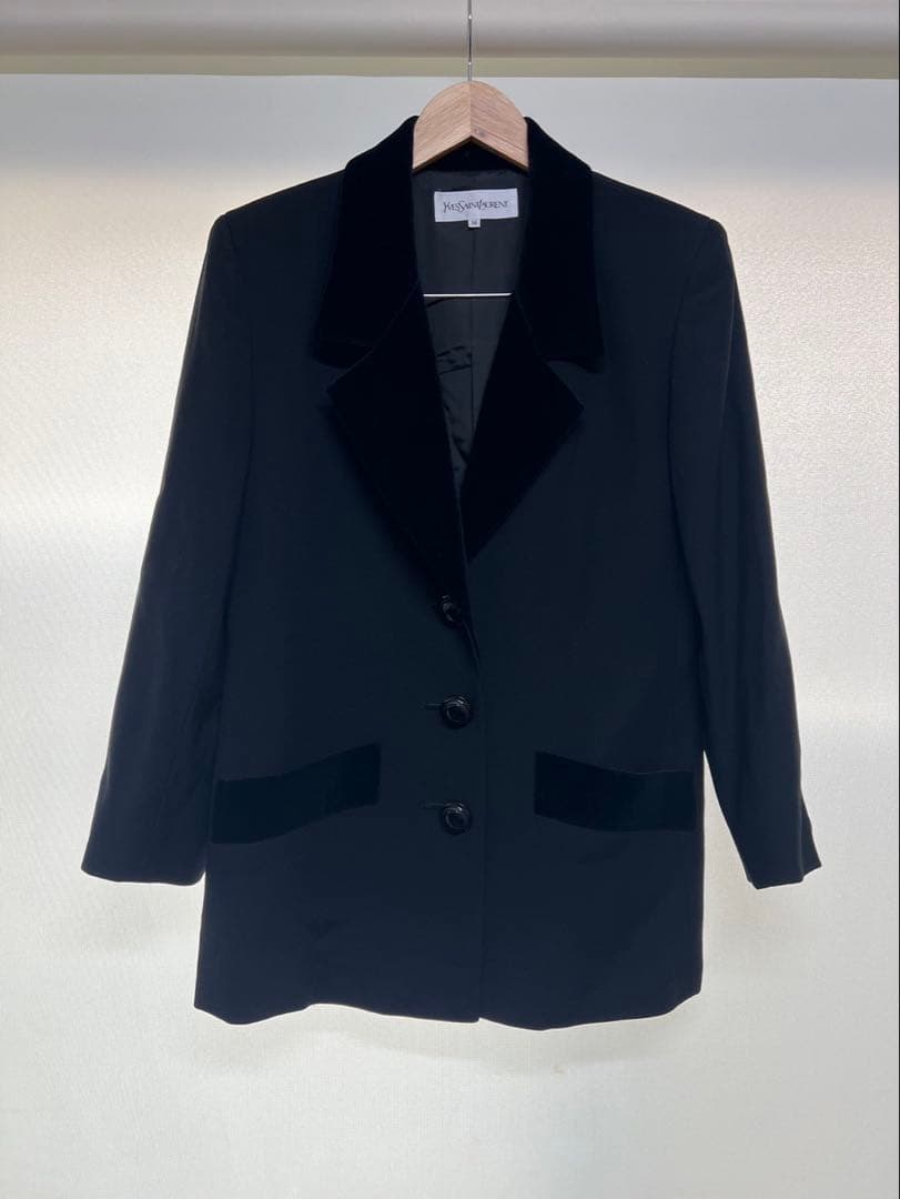 Yves Saint Laurent Tailored Jackets Black