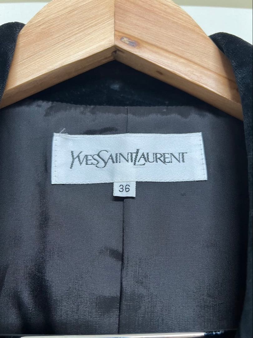 Yves Saint Laurent Tailored Jackets Black