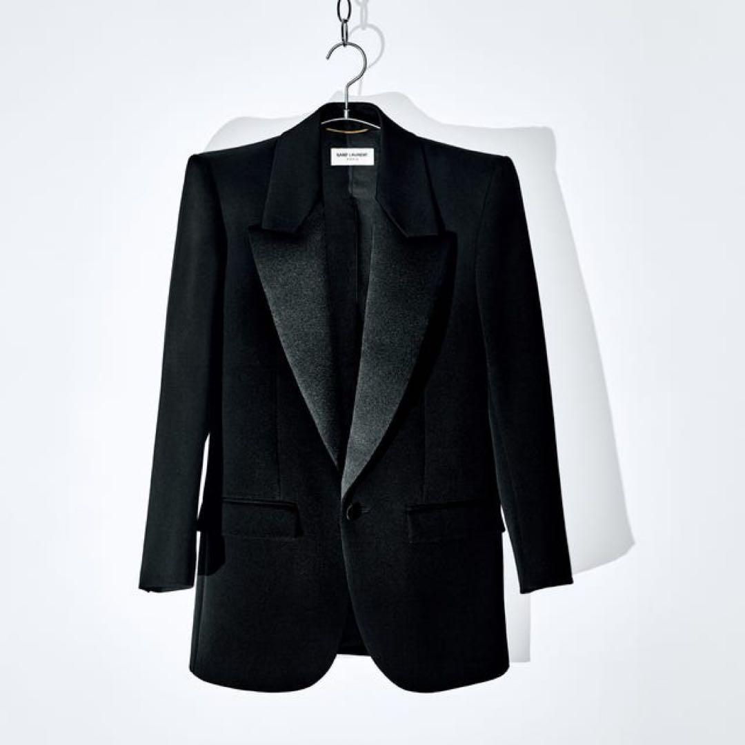 Yves Saint Laurent Tailored Jackets Black