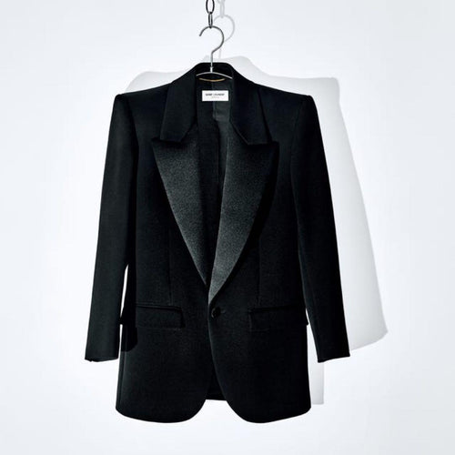 Yves Saint Laurent Tailored Jackets Black