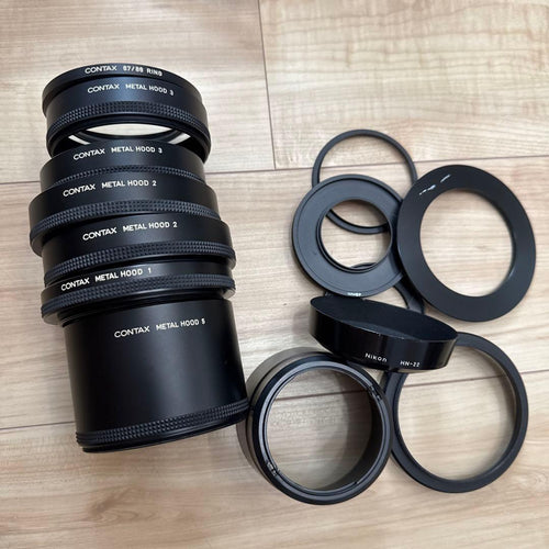 Contax Lens Hoods Metal Hood 1 2 3 5