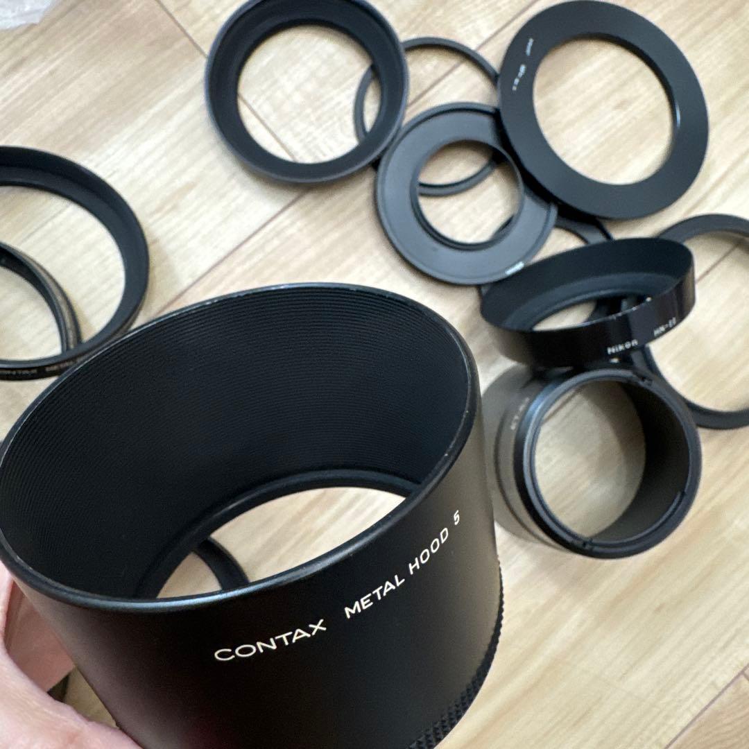 Contax Lens Hoods Metal Hood 1 2 3 5