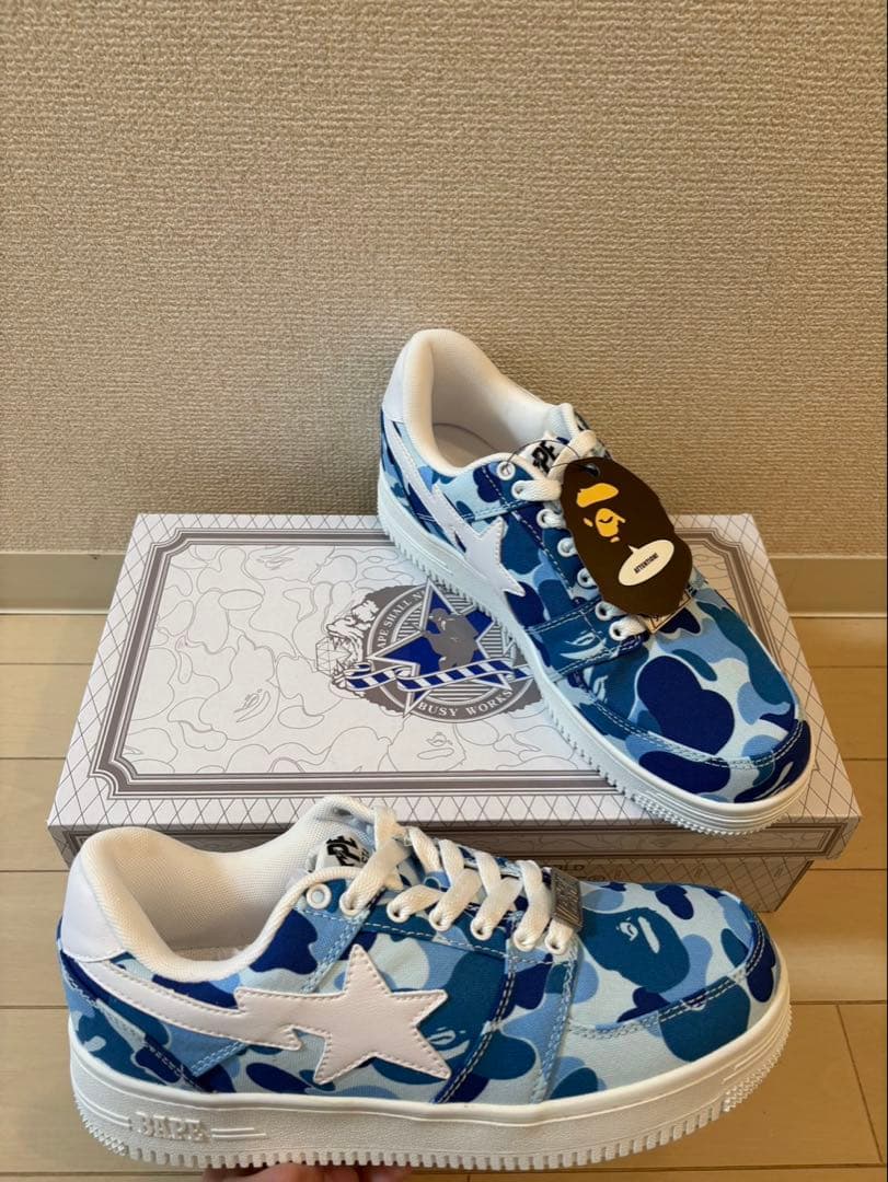 A Bathing Ape Sneakers Abc Camo Bape Sta Blue/Us9 Blue