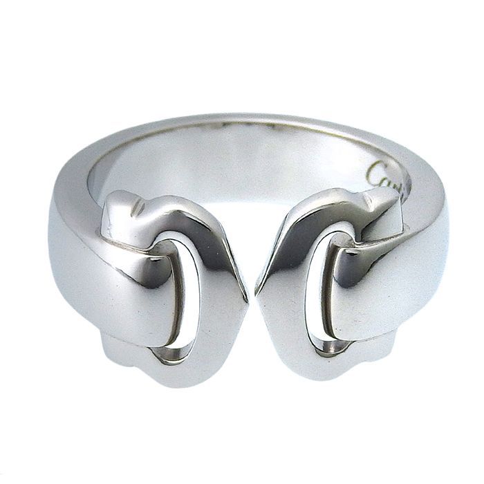 Cartier Ring 2C K18Wg 750 #50 10 9.6G 240101876644