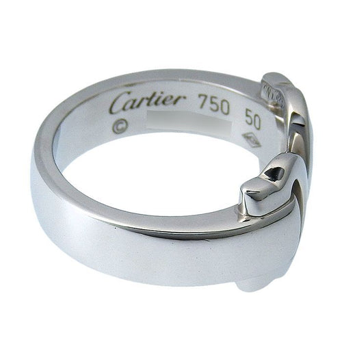 Cartier Ring 2C K18Wg 750 #50 10 9.6G 240101876644