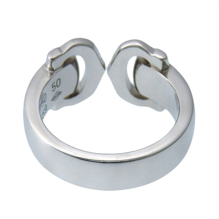 Cartier Ring 2C K18Wg 750 #50 10 9.6G 240101876644