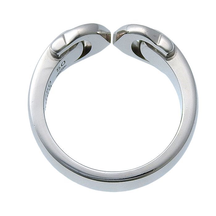 Cartier Ring 2C K18Wg 750 #50 10 9.6G 240101876644