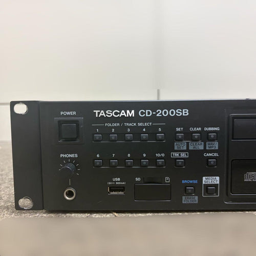 Tascam Cd, Md Cassette Decks Cd-200Sb