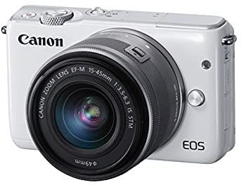 Digital Slr Canon Eos M10 Ef-M15-45Mm F3.5-6.3 Is Stm Eosm10Wh-1545Isstmlk