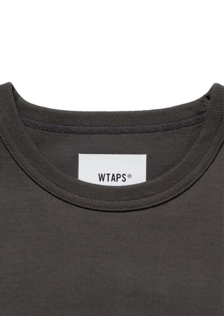 7 Minutes, Long -Sleeved Cut -And -Sew Wtaps Lim Ls Cotton Tee Black M