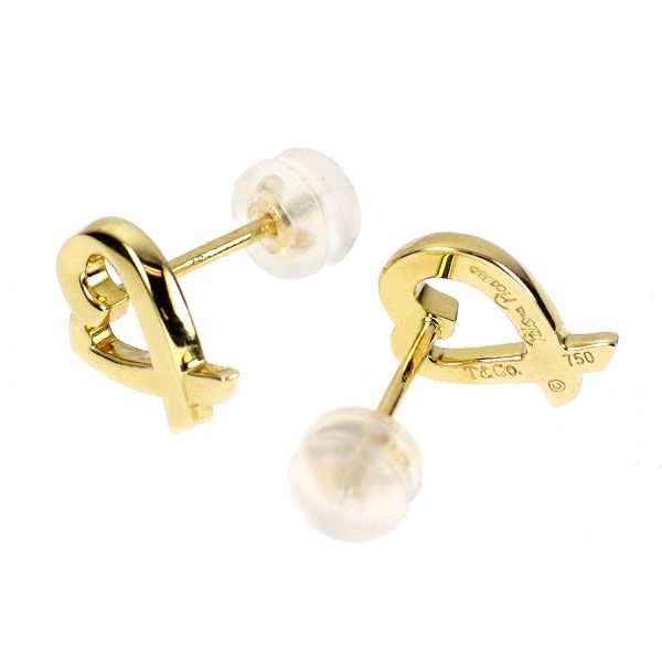 Tiffany Earrings (For Both Ears) K18Yg
