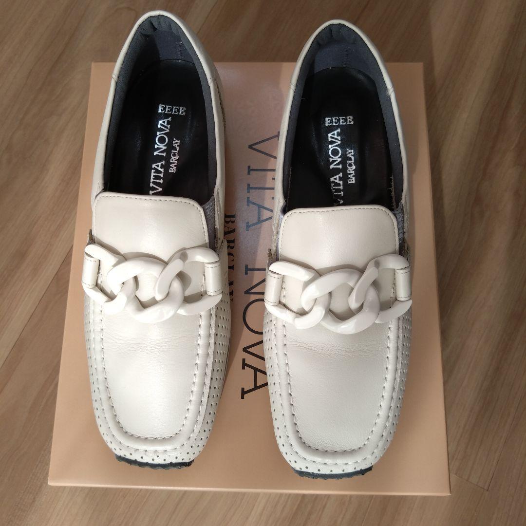 Barclay Loafers Leather Shoes Vita Nova 22.5