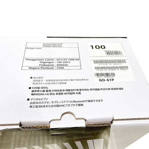 Keyboard Electronic Piano Roland Go:Piano Go-61P 24