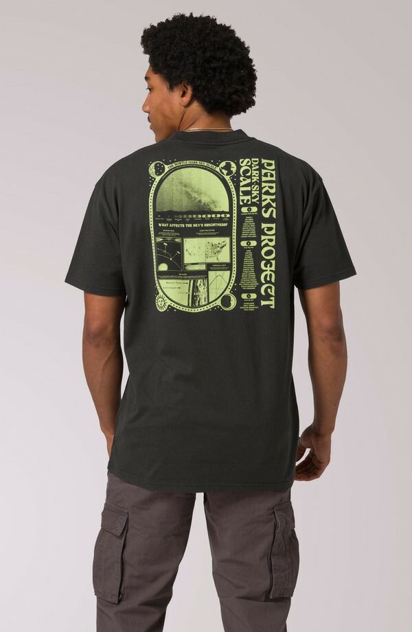 Short Sleeve (T -Shirt) Parks Project Dark Sky Scale Tee Vintage Black