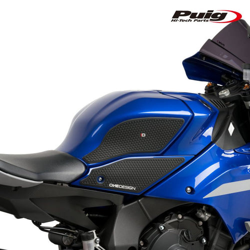 Sticker Decal Puig 20604N Specific Side Tank Pads [Black] Yamaha Yzf-R1 (20-23)