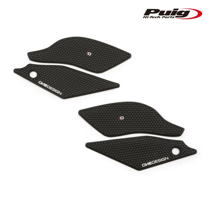 Sticker Decal Puig 20604N Specific Side Tank Pads [Black] Yamaha Yzf-R1 (20-23)