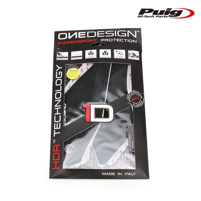 Sticker Decal Puig 20604N Specific Side Tank Pads [Black] Yamaha Yzf-R1 (20-23)
