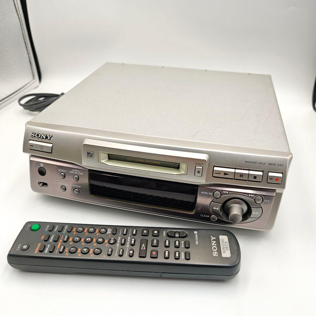 Sony Cd Md Cassette Deck Mds-S40