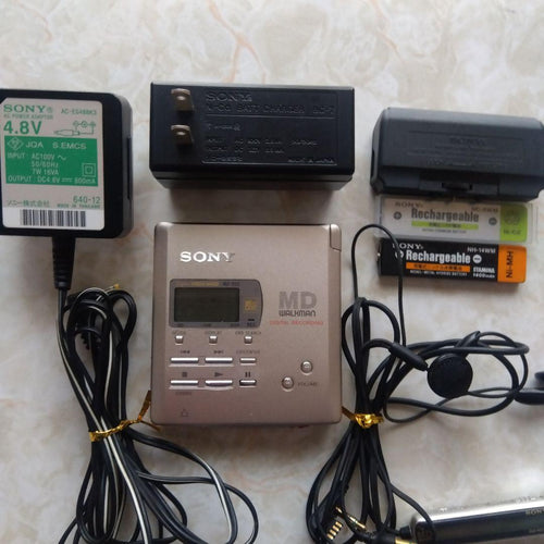 Sony Portable Md Player Mz-R55 8